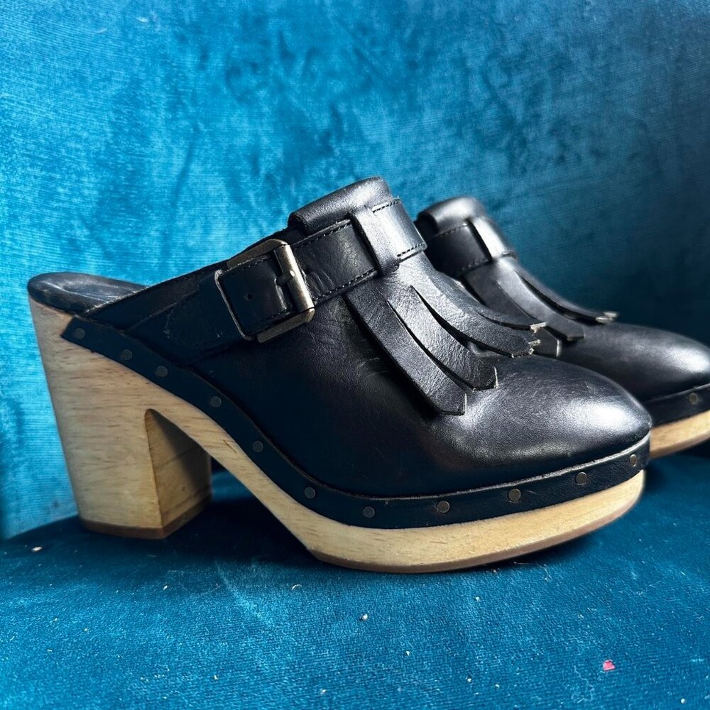 Womens Madewell Clogs Black